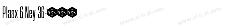 Plaax 6 Ney 36字体转换